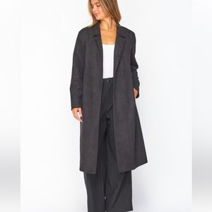 Mob Boss Faux Suede Coat